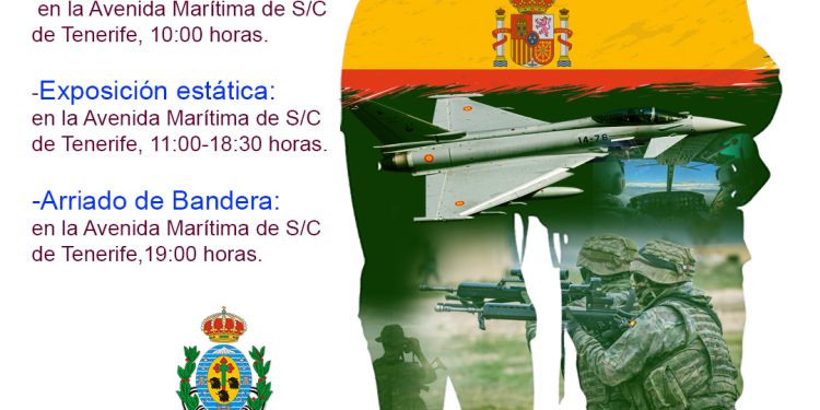 Día de las Fuerzas Armadas 2024: Flag Lowering Ceremony in Santa Cruz de Tenerife
