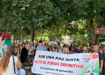 A large mobilization is calling across Spain for an end to the genocide in Gaza.